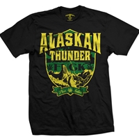 Seven Leaf Alaskan Thunder F Strain Black T-Shirt – Men’s  