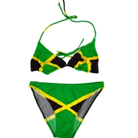 Jamaican Flag Bikini Swimsuit 
