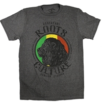 RastaEmpire Profile Lion Roots & Culture Gray T-Shirt – Men’s 