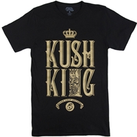 Seven Leaf Kush King Black T-Shirt - Men's