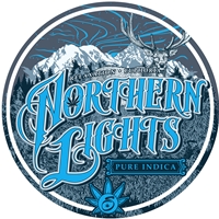 Seven Leaf - Northern Lights Strain - 4x4 Sticker