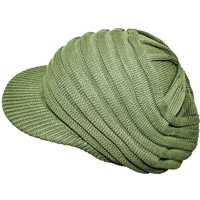 RINGS STYLE COTTON CAP - OLIVE