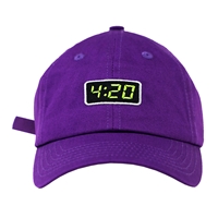 4:20 Purple Adjustable Strap-back  Dad Hat