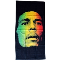 Bob Marley Rasta Face Beach Towel