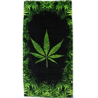 Cannabis / Weed Leaf Beach Towel 