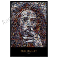 Bob Marley Mosaic Poster  40
