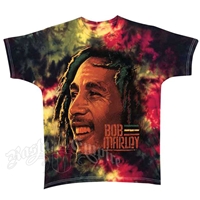 Bob Marley Powerful Tie Dye T-Shirt - Men's