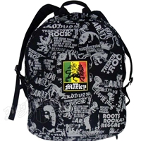 Bob Marley Graffiti Allover Backpack