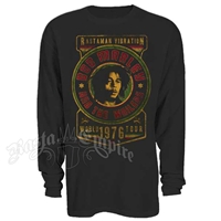 Bob Marley And The Wailers World Tour Charcoal Thermal L/S T-Shirt - Men's