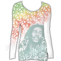 Bob Marley One Love White L/S T-Shirt - Women's