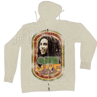 Bob Marley One Love Cream Zip Hoodie - Toddler's