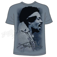 Jimi Hendrix Profile Slate T-Shirt - Men's