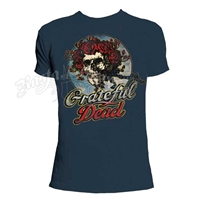 Grateful Dead Rose World Indigo T-Shirt - Men's