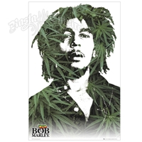 Bob Marley Leaves Poster 24