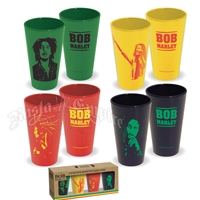 Bob Marley Rasta Colors Glass Set