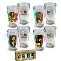 Bob Marley Pint Mug Glasses Set