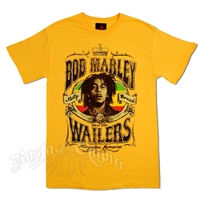 Bob Marley And The Wailers Natty Dread Faded Gold Men's T-Shirt