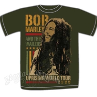 Bob Marley And The Wailers Uprising World Tour T-Shirt - Men's