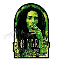 Bob Marley Herb Arch Sticker