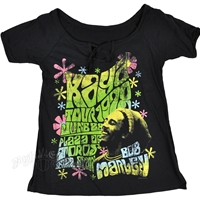 Bob Marley 1978 Kaya Tour Asphalt T-Shirt - Women's