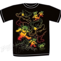 Grateful Dead Jamaica Bears Black T-Shirt  - Infant's