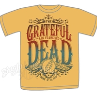Grateful Dead Orpheum Theatre Faded Gold T-Shirt - Men's