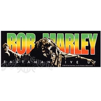 Bob Marley Rastaman Live Up Bumper Sticker
