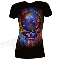 Grateful Dead Space Your Face Black T-Shirt - Women's