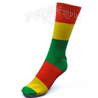 Rasta Striped Socks