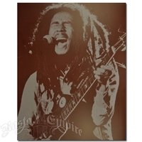 Bob Marley In Concert Sepia Print Photograph 11