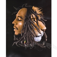 Bob Marley Profile Luxury Plush Blanket