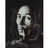 Bob Marley Rasta Smoke Luxury Plush Blanket