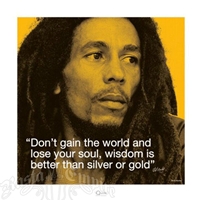 Bob Marley iQuote Wisdom Poster  15.75