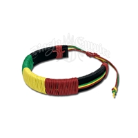 Rasta Leather Bracelet