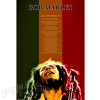 Bob Marley Get Up Stand Up Lyric Poster 40
