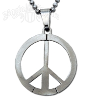 Peace Sign Necklace