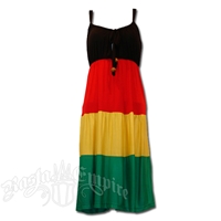 Rasta and Reggae Drawstring Dress