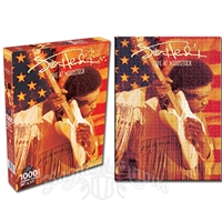 Jimi Hendrix Live At Woodstock Jigsaw Puzzle