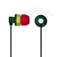 Rasta SkullCandy In-Ear Titan Buds