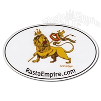 RastaEmpire.com Conquering Lion of Judah Hettinger Sticker