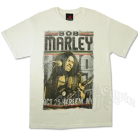 Bob Marley Harlem White T-Shirt – Men’s