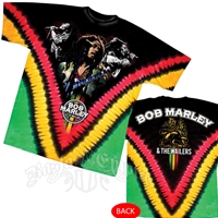 Bob Marley Perform Tie Dye T-Shirt – Men’s