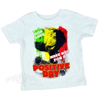 Bob Marley Make Way Positive Day White T-Shirt  - Infant's