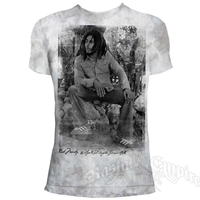 Bob Marley 56 Hope Road Silver T-Shirt - Men's