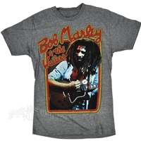Bob Marley & The Wailers Retro Athletic Heather T-Shirt - Men's