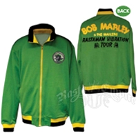 Bob Marley Vintage Rastaman Vibration Green Track Jacket - Men's
