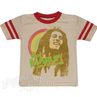Bob Marley & The Wailers Cream/Red T-Shirt  - Infant's