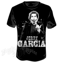 Jerry Garcia Finger Black T-Shirt - Men's