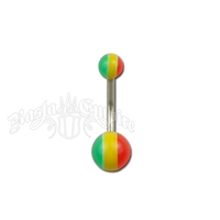 Rasta Belly Ring Body Jewelry