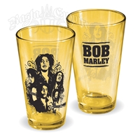 Bob Marley Collage Pint Glass